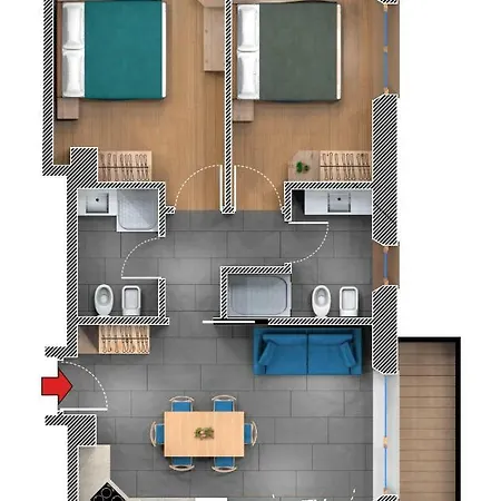 Apartament Casa Giusto